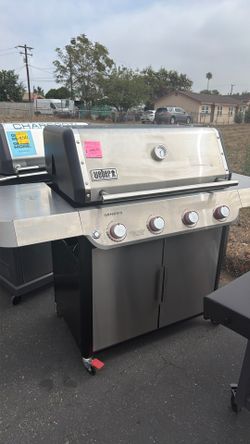 Weber s-415 genesis 4 burners bbq grill propane gas