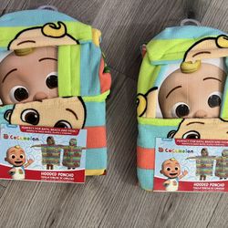 Cocomelon Hooded Towel Poncho