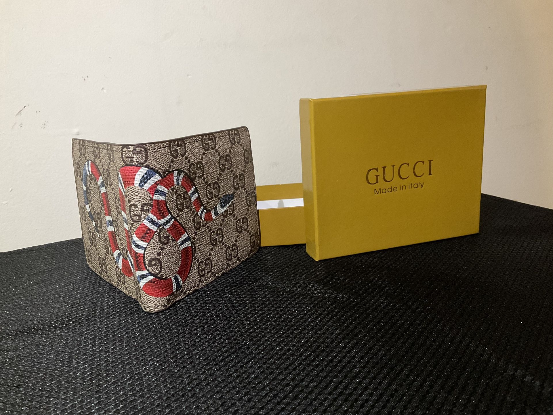 Kingsnake Print GG supreme Wallet