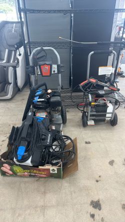 Husqvarna pw 2000 max psi  electric pressure washer|3200 max psi GAS|AR Blue Clean 2300 electric USED