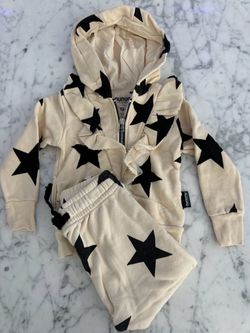 Nununu Kids Star Print Tracksuit Set