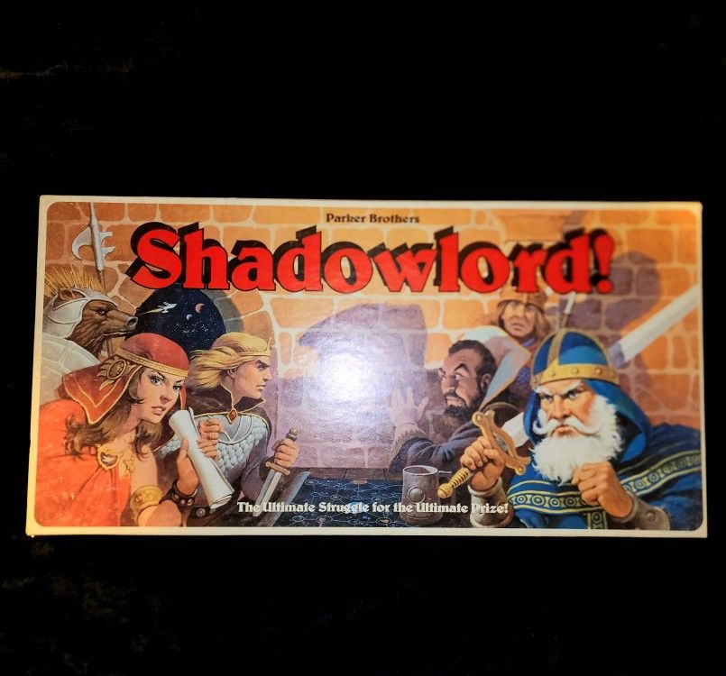 Vintage early 80s Parker Brothers Shadowlord fantasy board game