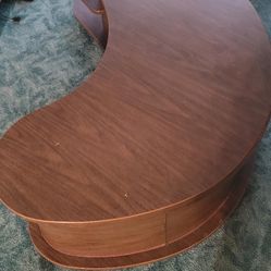 Antique 1960 Bar Kidney Shape