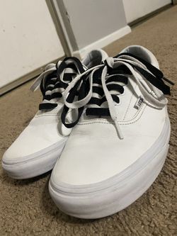 VANS Era Classic Tumble Shoes WHITE size 11