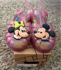Mini Melissa Mickey & Minnie Mouse Jelly Sandals