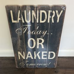 Laundry Sign 