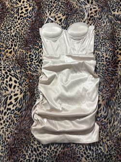 Champagne Corset Mini Dress