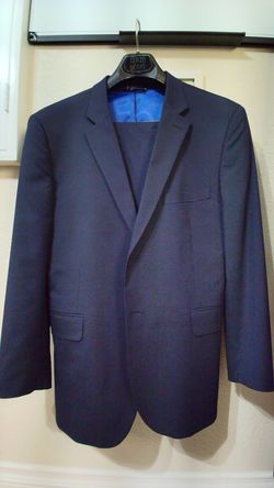 Nautica Men's Navy Blue 2pc Suit - Men’s Size 42s / 34W