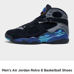 Nike Air Jordan 8 Aqua All Sizes Available Dead stock 100% Authentic 