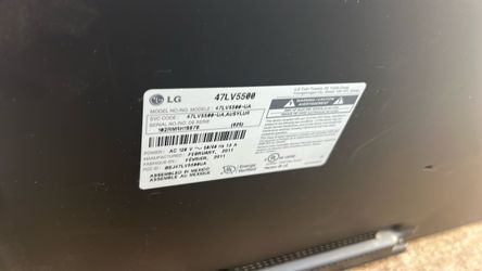 Older model working LG TV great for extra room Airbnb kids room gaming