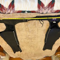 LEATHER CHAPS —. Misc Gear
