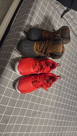 Timberline And Pair Of Adidas