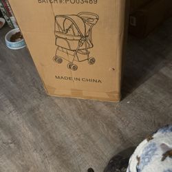 PINK Dog Stroller 