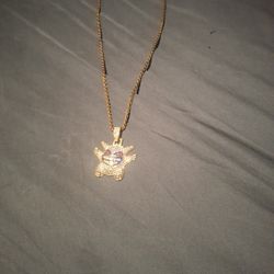 Pokemon Gengar Pendant With Basic Chain