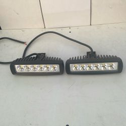 2 Pcs Set 7” Rectangular LED Light Metal Housing