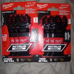 Milwaukee Nitrous Carbide Extreme Metal Blades (3 Pack)
