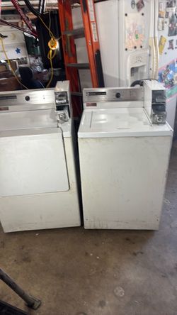Maytag coin washer and dryer
