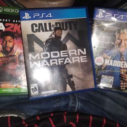 2 Playstation Games And 1 Xbox 