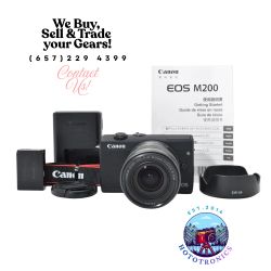 Canon EOS M200 EF-M 15-45mm is STM