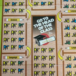 VINTAGE (1986) GO TO THE HEAD OF THE CLASS Board Game  Board Only Replacement 