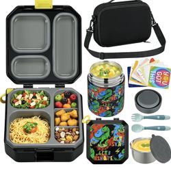 Bento Lunch Box Set for Kids