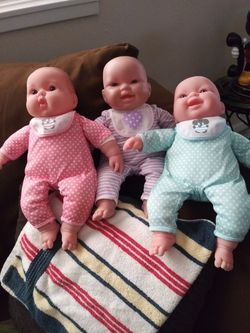 I have 3 baby dolls vary cute 10.00 each