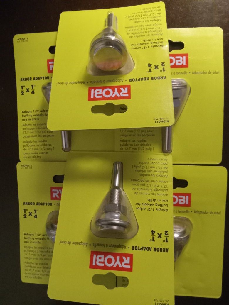 Ryobi Attachable 1/2" Arbor For Wheels