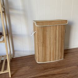 Bamboo Laundry Hamper with Lid
