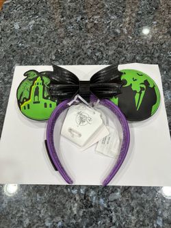 Disney Parks Oogie Boogie Bash 2024 exclusive Minnie Mouse  Ears Headband .  Brand new with tags.