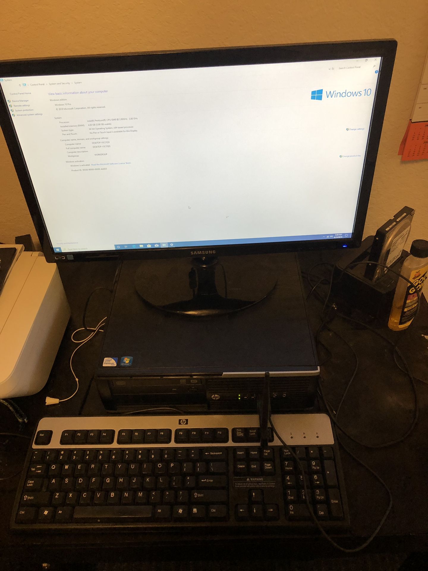 HP6300 desktop