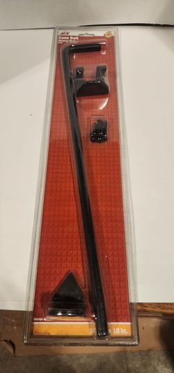 ACE Hardware ½" x 18" Heavy Duty Cane Bolt in black