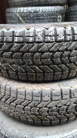 195 65 15 (2) HIGH TREAD SNIW tires FREE installation and balance