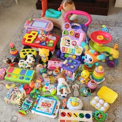 Huge Baby & Toddler Toy Bundle – Learning, Music & Activity Toys (Great Condition!)