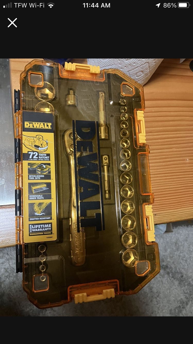 Dewalt Ratchet Set