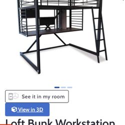 Full Bunk Loft Bed 