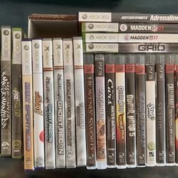 Xbox, Xbox 360 and PS3 games for sale