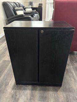 Free - Black cabinet for movies, games, cds