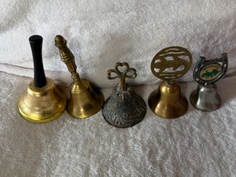 CAMPNITAS ANTIGUA DE BRONCE DIFERENTES MODELOS C/U