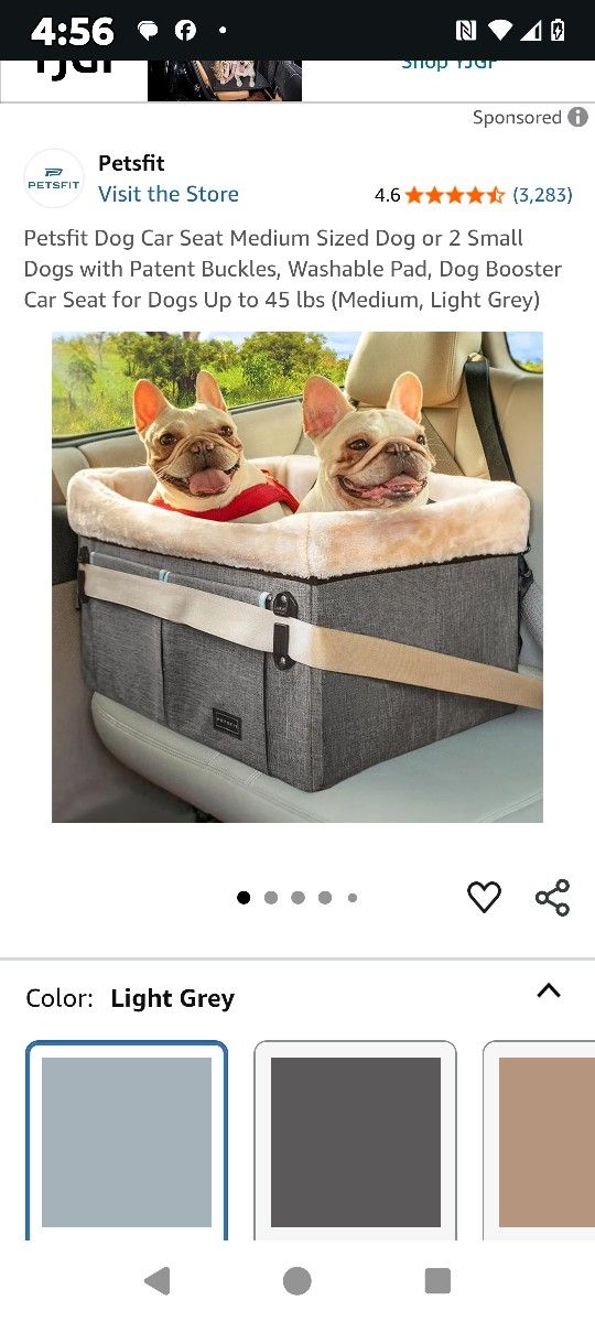Brand New In The Box This Booster Seat Is For Too Small Or Medium To Large Dogg