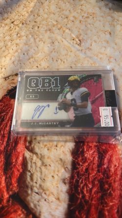 JJ MCCARTHY 1/1 AUTOGRAPHED CARD
