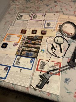 Stamp collectio and accessories