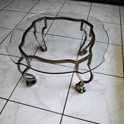 Wrought Iron French Gilt Coffe Table (Maison Ramsey)