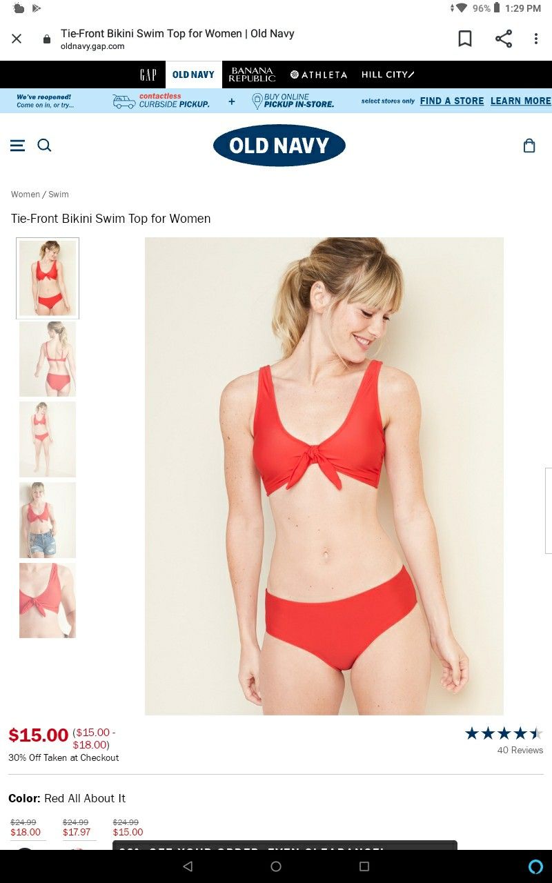 New Old Navy Bikini