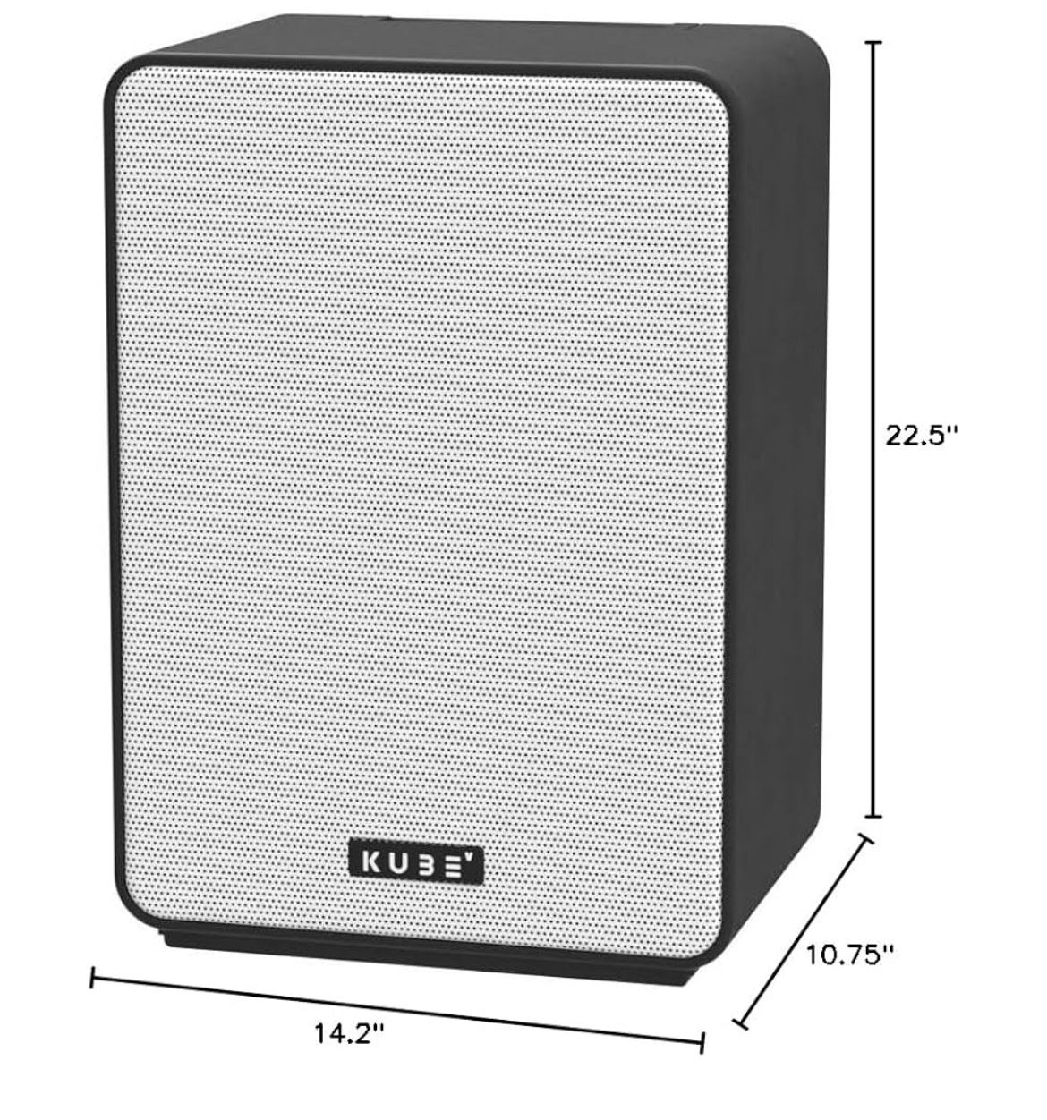 Kube4 - HiFi Audio Up to 103 Decibels - Indoor and Outdoor Bluetooth Speaker - Advanced Mesh-WiFi Speaker Technology