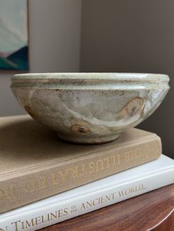 Handcrafted Accent Bowl ( D8.5” H3.5” ) firm on price