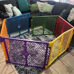 Colorful Baby Playpen / Play Yard – $20