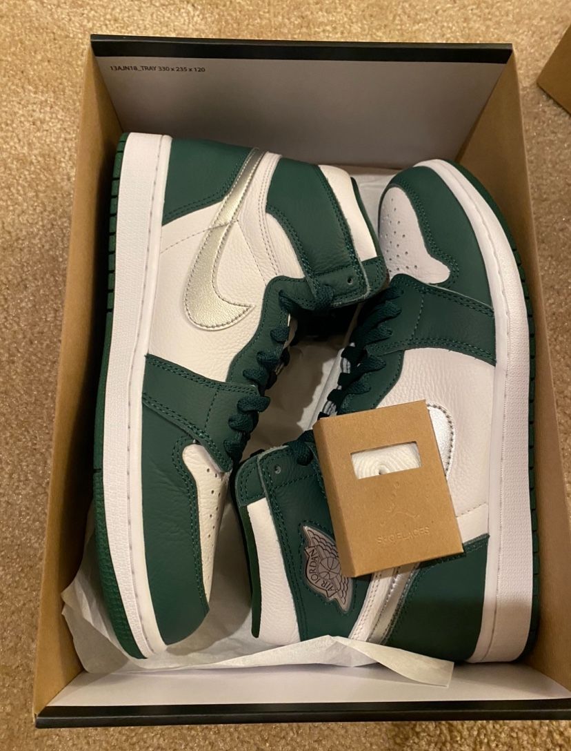 Jordan 1 Gorge Green Size 10.5