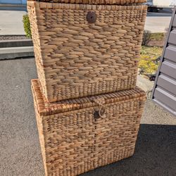 Handwoven Storage Baskets /  Hamper 