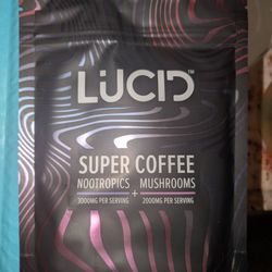 Lucid Super Coffee Nootropics + Mushrooms 8oz