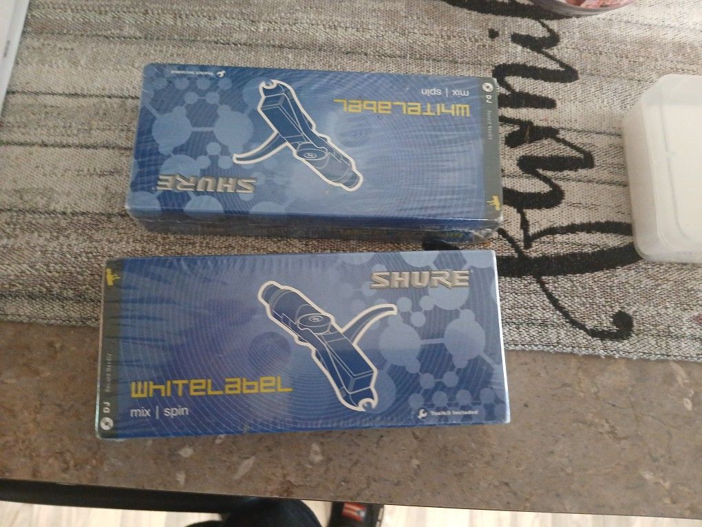   2 White Label  Turn Table Needles Boxes 